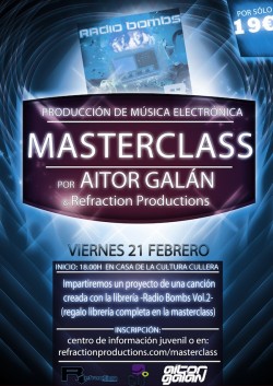 poster-masterclass-radio-bombs-vol-2-refraction-productions-aitor-galan-600